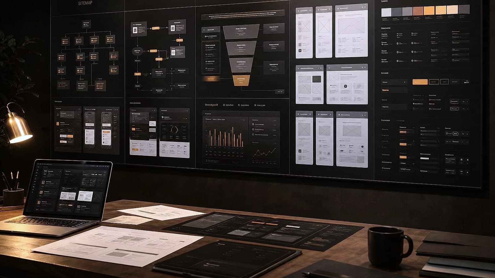 Website Development strategy visual